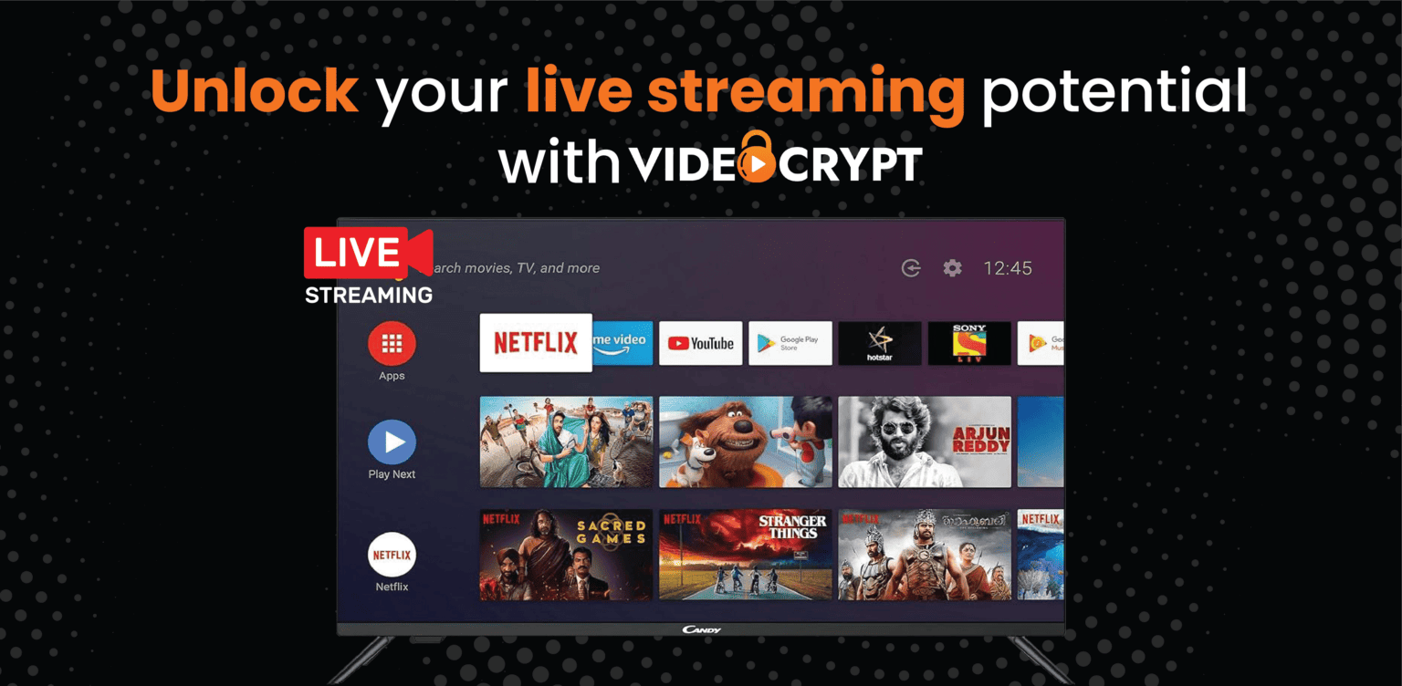 Unlock your Live Streaming Potential with the VideoCrypt
