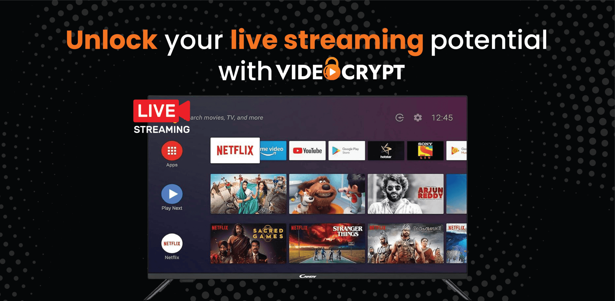 Unlock your Live Streaming Potential with the VideoCrypt